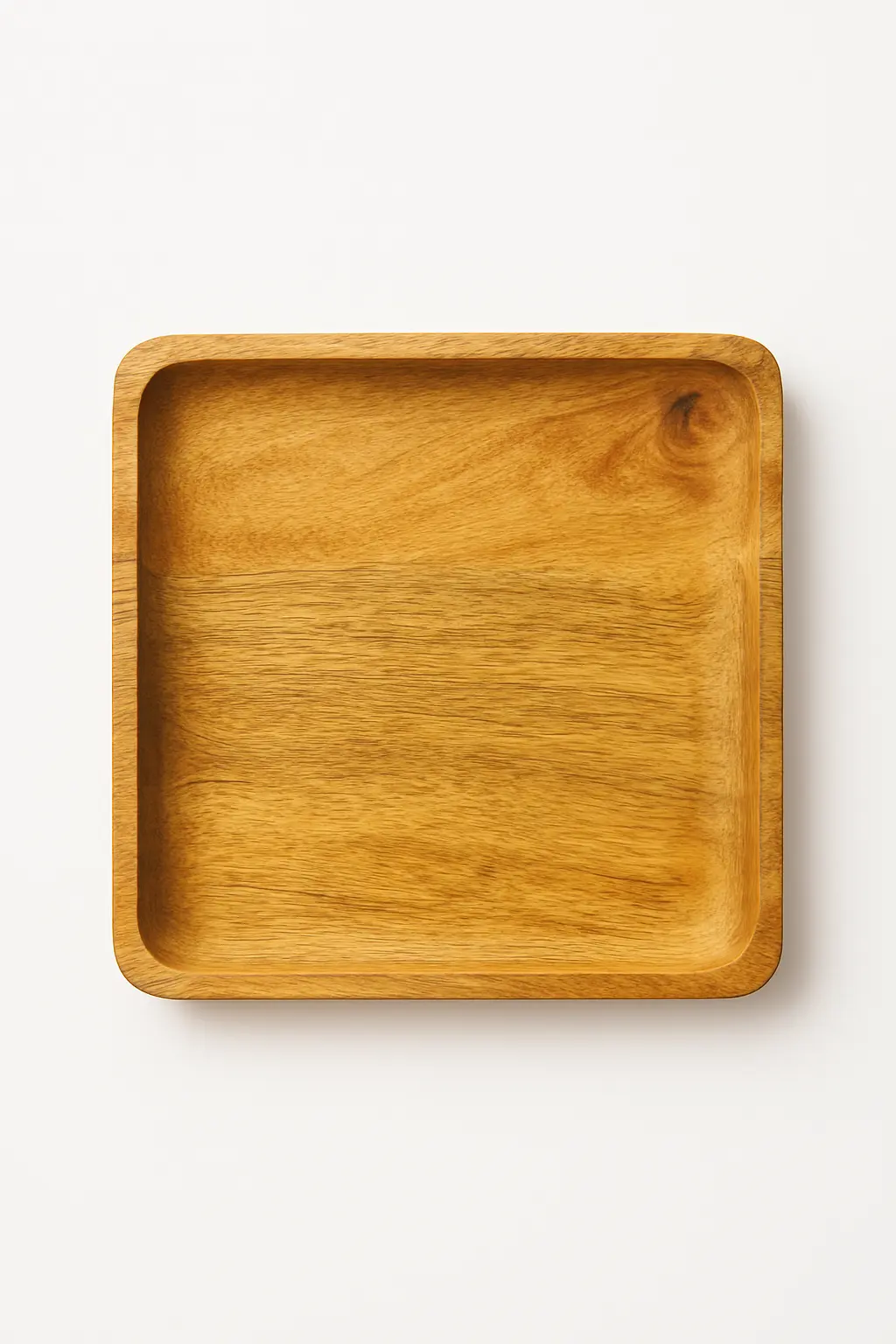 Wooden Square Tray